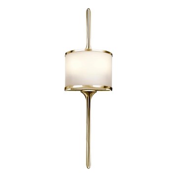 Kichler - LED-seinävalaisin kylpyhuoneeseen MONA 2xG9/3W/230V IP44 kulta
