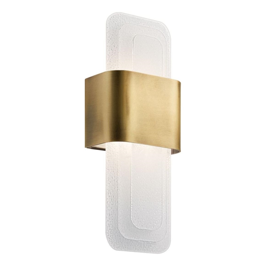 Kichler - LED-seinävalaisin SERENE LED/16W/230V messinki