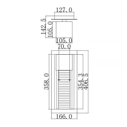 Kichler - LED Ulkoseinävalaisin SOREL 1xGU10/7W/230V IP44 antrasiitti