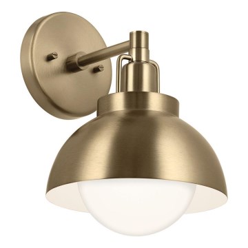 Kichler - Seinävalaisin NIVA 1xE27/40W/230V messinki