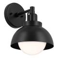 Kichler - Seinävalaisin NIVA 1xE27/40W/230V musta
