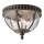 Kichler - Ulkokattovalo HALLERON 3xE14/40W/230V IP44 antrasiitti