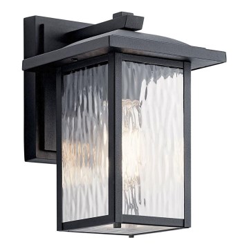 Kichler - Ulkoseinävalaisin CAPPANNA 1xE27/60W/230V IP44 musta