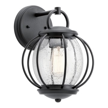 Kichler - Ulkoseinävalaisin VANDALIA 1xE27/60W/230V IP44 antrasiitti