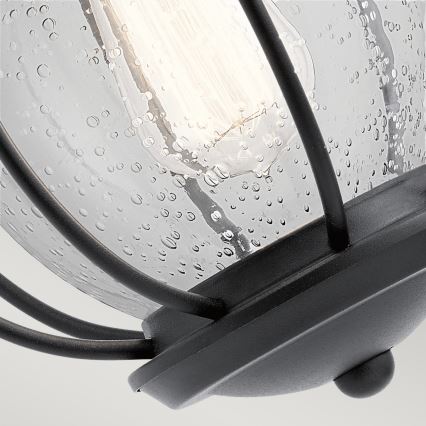 Kichler - Ulkoseinävalaisin VANDALIA 1xE27/60W/230V IP44 antrasiitti