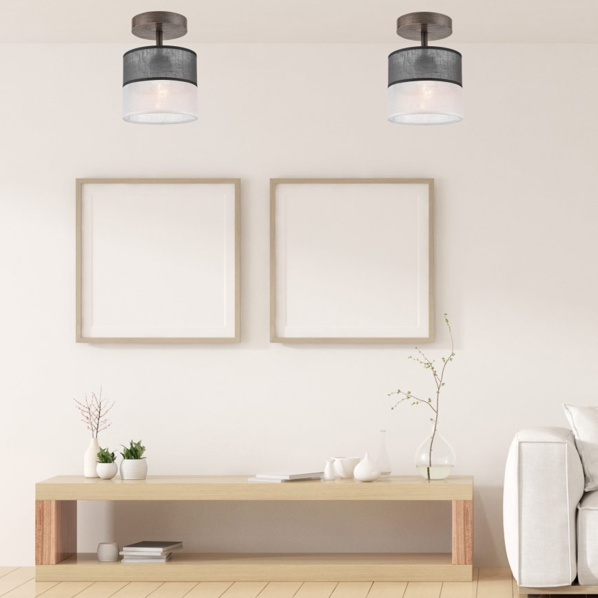 Kiinteä kattokruunu ANDREA 1xE27/60W/230V pyökki - FSC sertifioitu