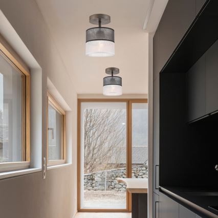 Kiinteä kattokruunu ANDREA 1xE27/60W/230V pyökki - FSC sertifioitu