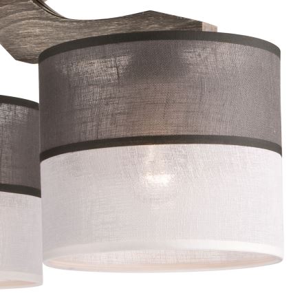 Kiinteä kattokruunu ANDREA 3xE27/60W/230V - FSC sertifioitu