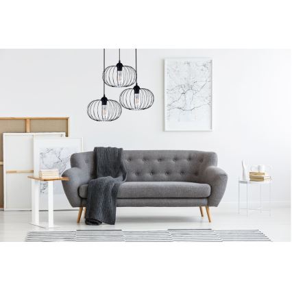 Kiinteä kattokruunu BOCCA 3xE27/60W/230V