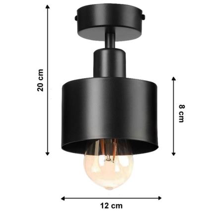 Kiinteä kattokruunu BODO 1xE27/60W/230V
