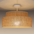 Kiinteä kattokruunu BOHO 1xE27/60W/230V beige