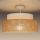 Kiinteä kattokruunu BOHO 1xE27/60W/230V valkoinen/beige
