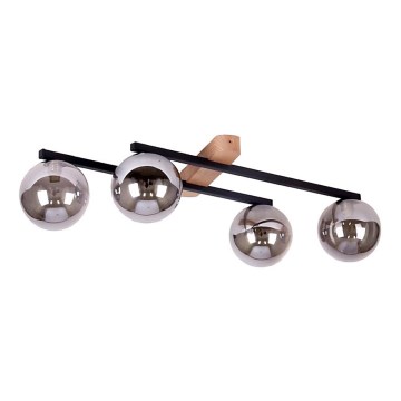 Kiinteä kattokruunu BOIS 4xG9/8W/230V