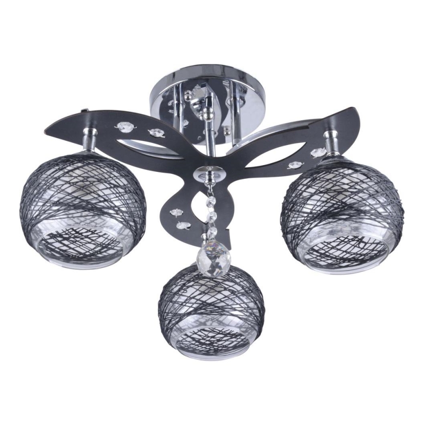 Kiinteä kattokruunu CORD 3xE27/60W/230V