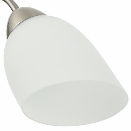 Kiinteä kattokruunu DONNA 5xE27/60W/230V nikkeli