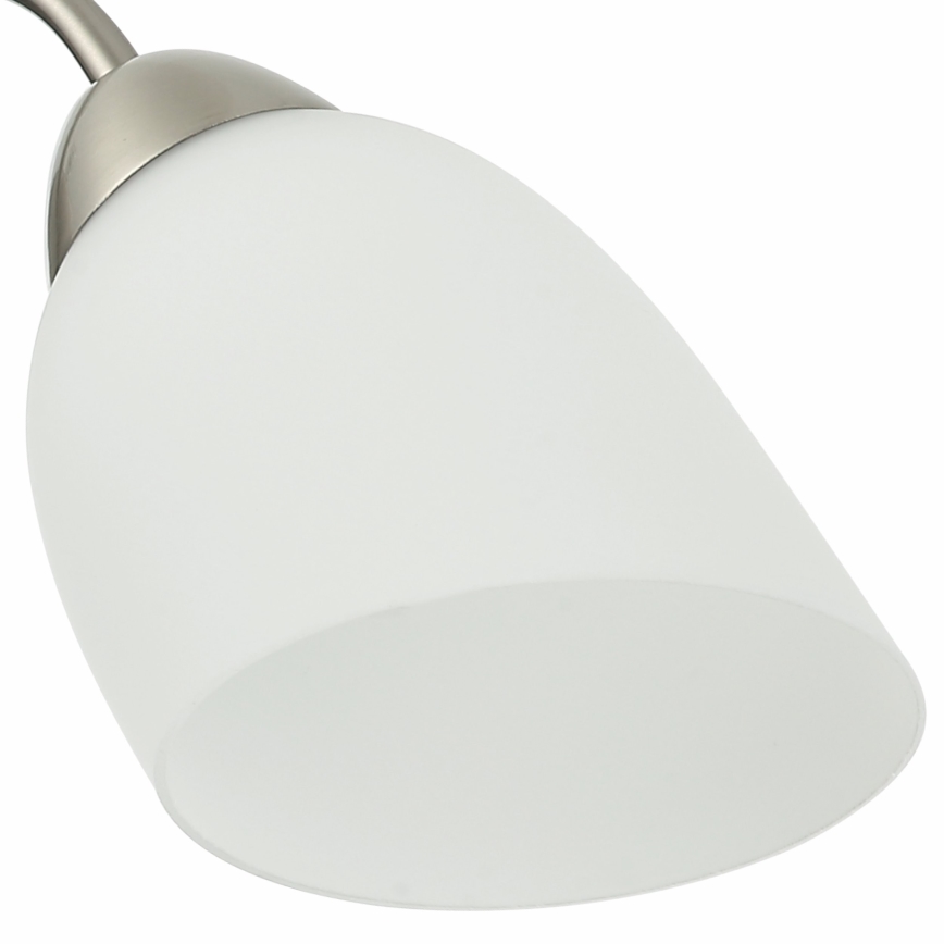 Kiinteä kattokruunu DONNA 5xE27/60W/230V nikkeli