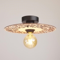 Kiinteä kattokruunu FALCO 1xE27/60W/230V halkaisija 30 cm beige