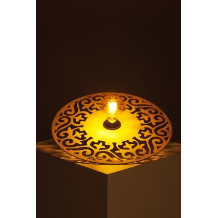 Kiinteä kattokruunu FALCO 1xE27/60W/230V halkaisija 40 cm beige