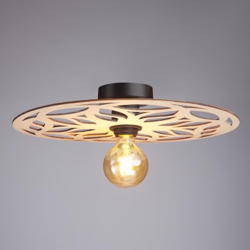 Kiinteä kattokruunu FALCO 1xE27/60W/230V halkaisija 40 cm beige