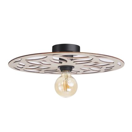 Kiinteä kattokruunu FALCO 1xE27/60W/230V halkaisija 40 cm beige