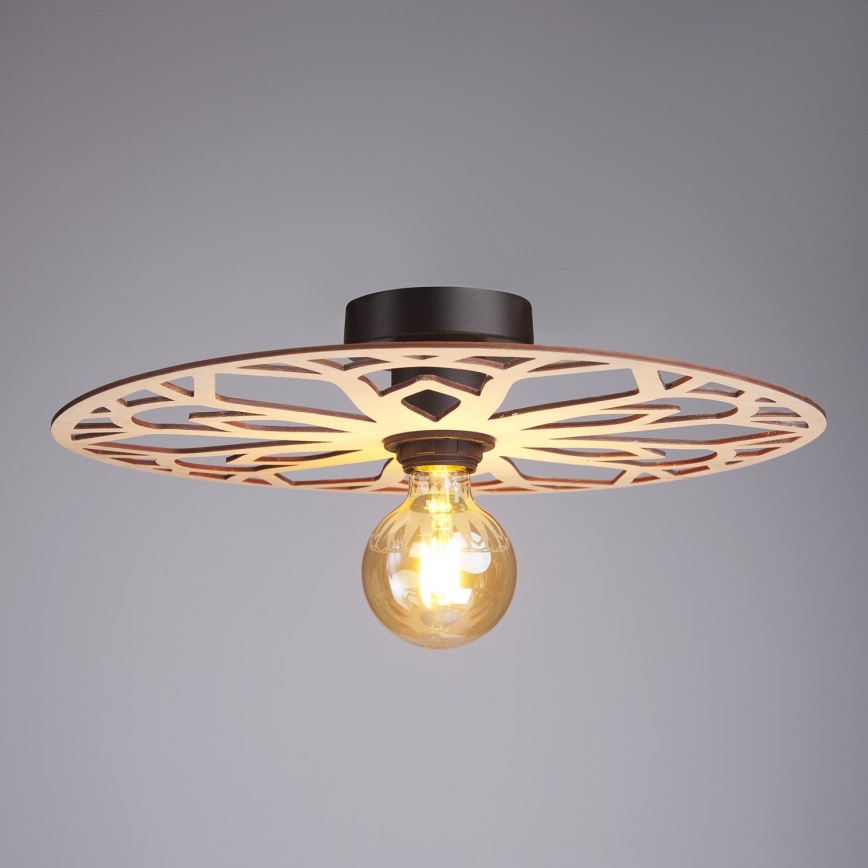 Kiinteä kattokruunu FALCO 1xE27/60W/230V halkaisija 40 cm beige