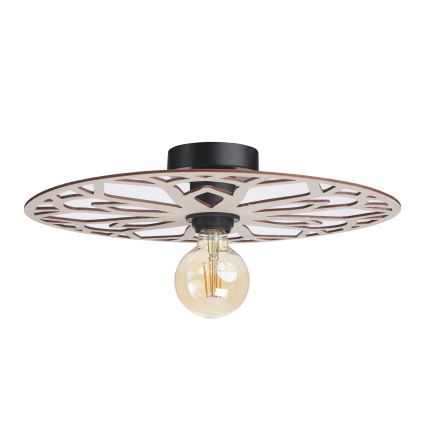 Kiinteä kattokruunu FALCO 1xE27/60W/230V halkaisija 40 cm beige