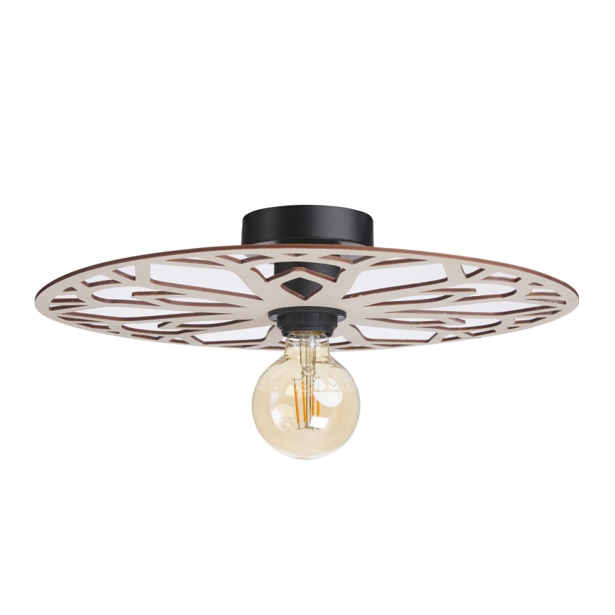 Kiinteä kattokruunu FALCO 1xE27/60W/230V halkaisija 40 cm beige