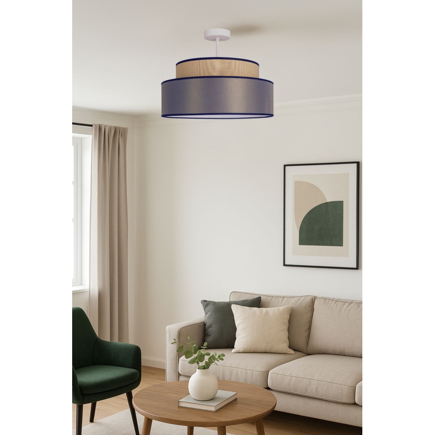 Kiinteä kattokruunu GRACE 1xE27/60W/230V beige/ruskea