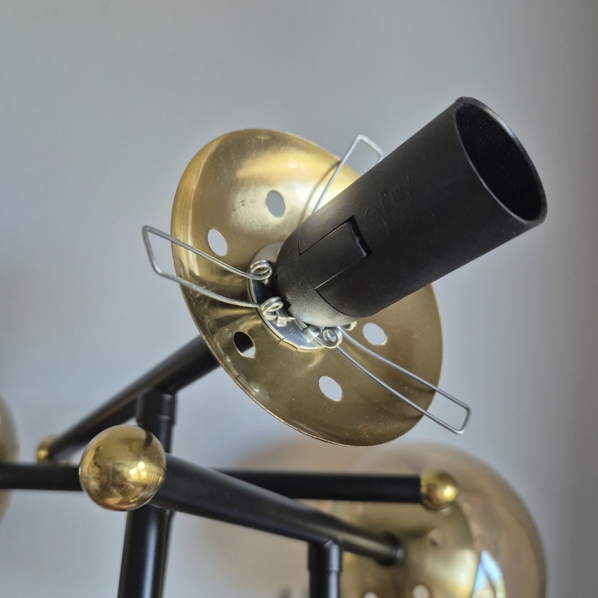 Kiinteä kattokruunu MALENA 3xE14/5W/230V beige