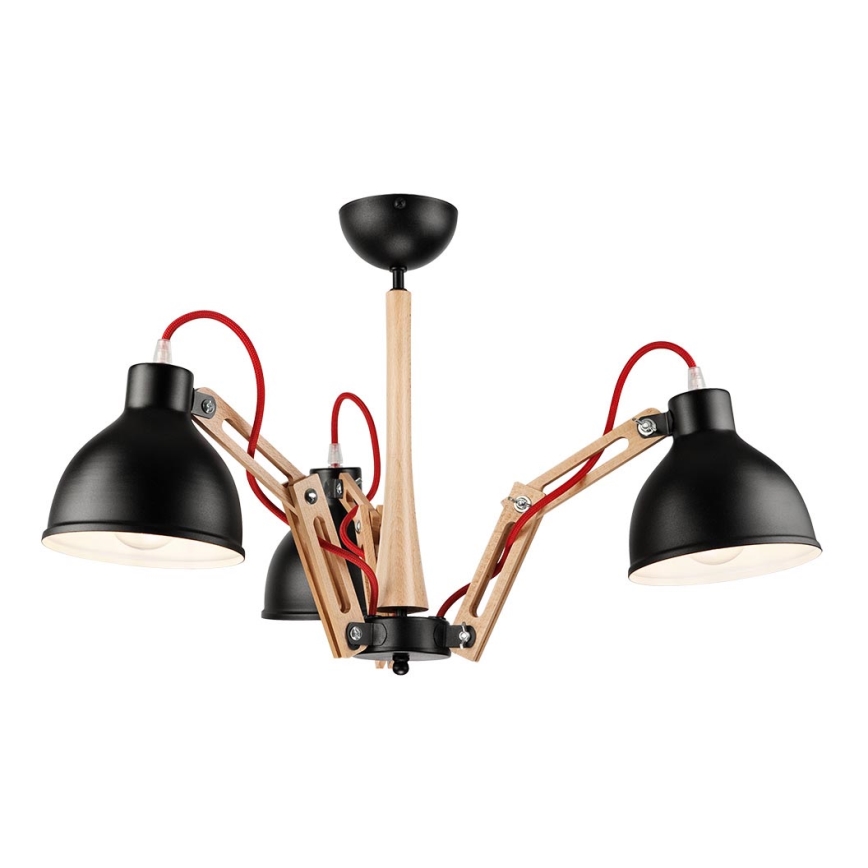 Kiinteä kattokruunu MARCELLO 3xE27/60W/230V - FSC sertifioitu