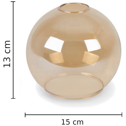 Kiinteä kattokruunu MONDE GOLD 6xE27/60W/230V