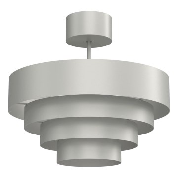 Kiinteä kattokruunu RINGS 1xE27/15W/230V kiiltävä kromi