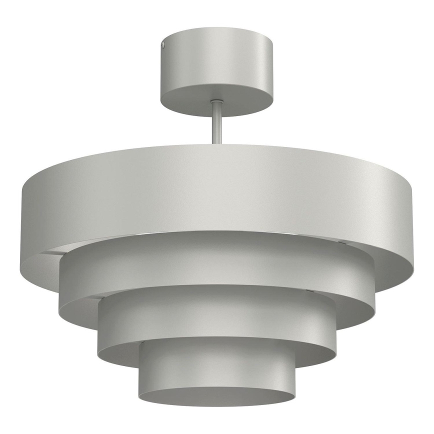 Kiinteä kattokruunu RINGS 1xE27/15W/230V kiiltävä kromi