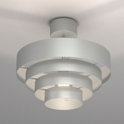 Kiinteä kattokruunu RINGS 1xE27/15W/230V kiiltävä kromi