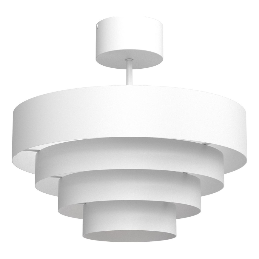 Kiinteä kattokruunu RINGS 1xE27/15W/230V valkoinen