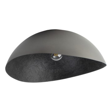 Kiinteä kattokruunu SOLARIS 1xE27/60W/230V halkaisija 69 cm hopea/musta