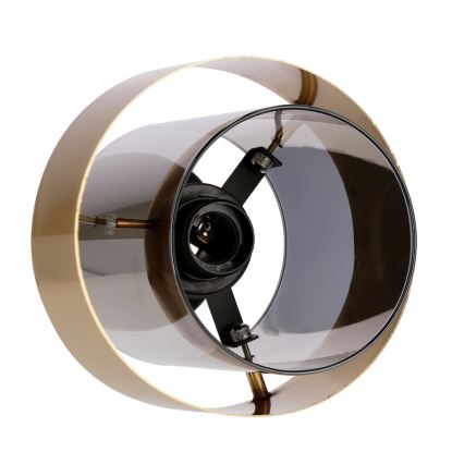 Kiinteä kattokruunu SPIEGA 1xE27/60W/230V kulta/musta
