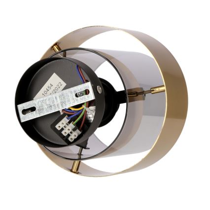 Kiinteä kattokruunu SPIEGA 1xE27/60W/230V kulta/musta