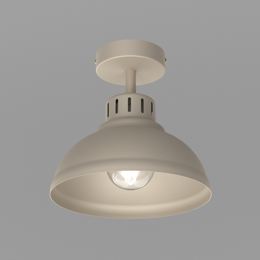 Kiinteä kattokruunu SVEN 1xE27/15W/230V beige