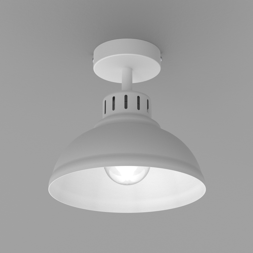 Kiinteä kattokruunu SVEN 1xE27/15W/230V valkoinen