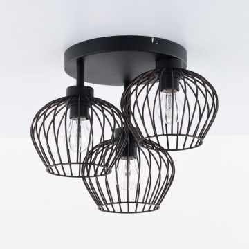 Kiinteä kattokruunu TINA 3xE27/15W/230V