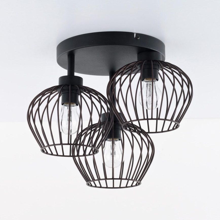 Kiinteä kattokruunu TINA 3xE27/15W/230V
