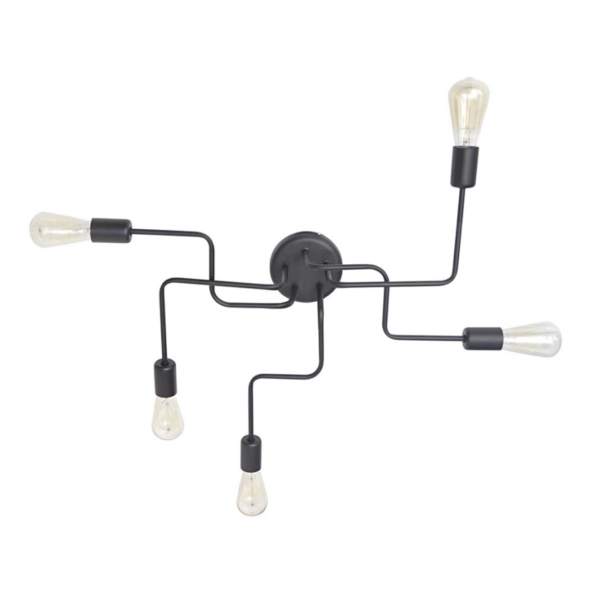 Kiinteä kattokruunu TUBE 5xE27/15W/230V