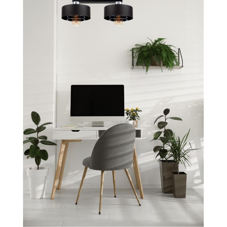 Kiinteä kattokruunu VEST 2xE27/60W/230V