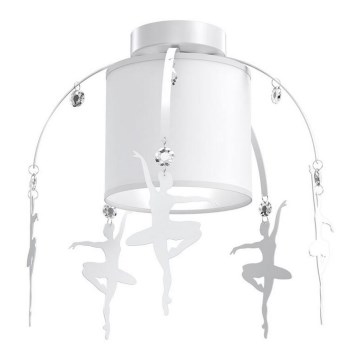 Kiinteä lasten kattokruunu BALLET 1xE27/60W/230V