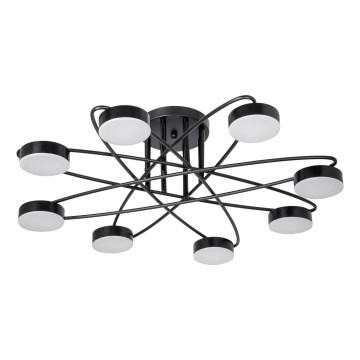 Kiinteä LED-kattokruunu 8xLED/7W/230V musta