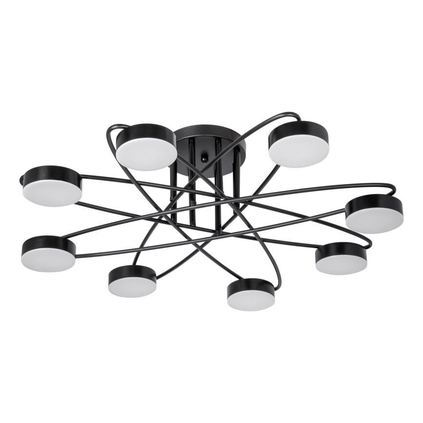 Kiinteä LED-kattokruunu 8xLED/7W/230V musta