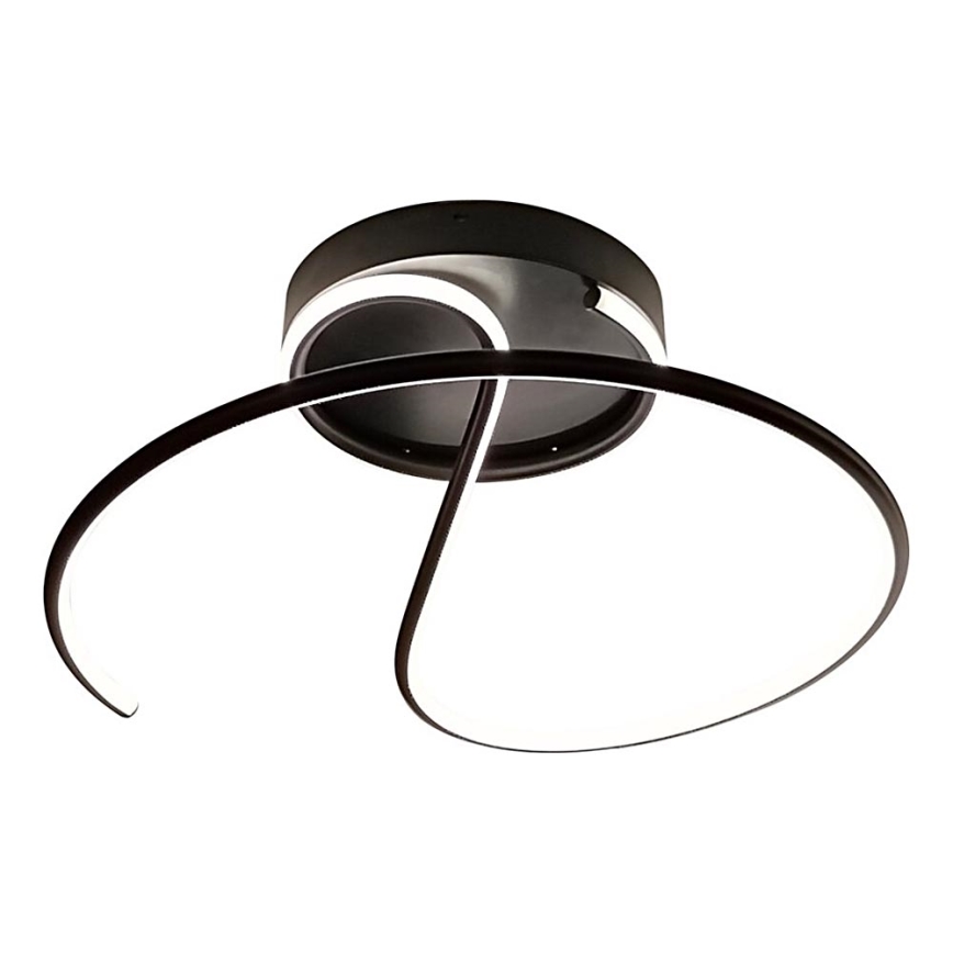 Kiinteä LED-kattokruunu DELTA LED/30W/230V musta