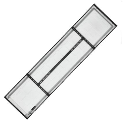Kiinteä LED-paneeli BRISBANE LED/36W/230V 4000K 29,5x119 cm musta