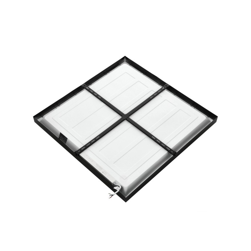 Kiinteä LED-paneeli BRISBANE LED/36W/230V 4000K 59,5x59,5 cm musta